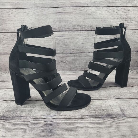 Stuart Weitzman Mummy Chunky Heels Size 7.5 M - Picture 1 of 8